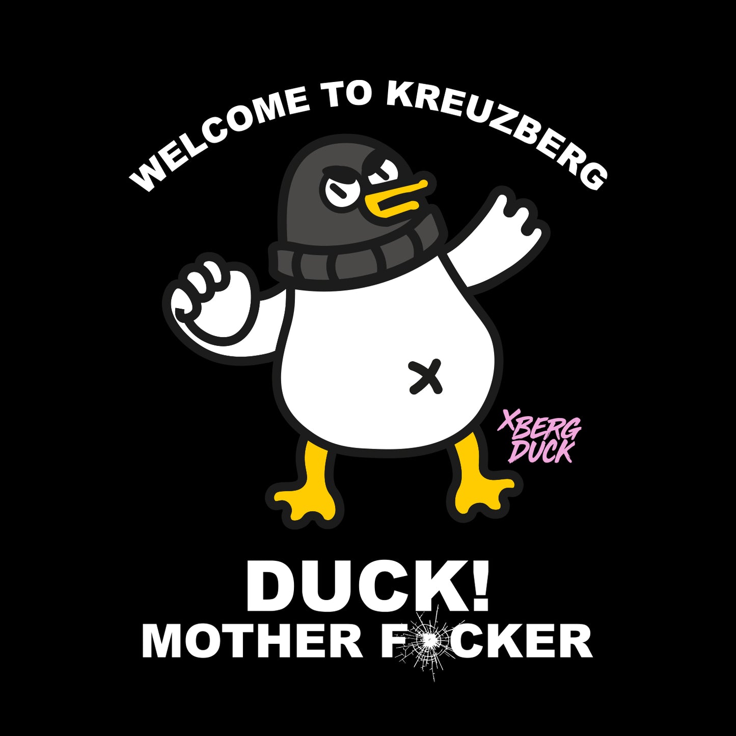 X-BERG DUCK HOODIE MOTHERF*CKER
