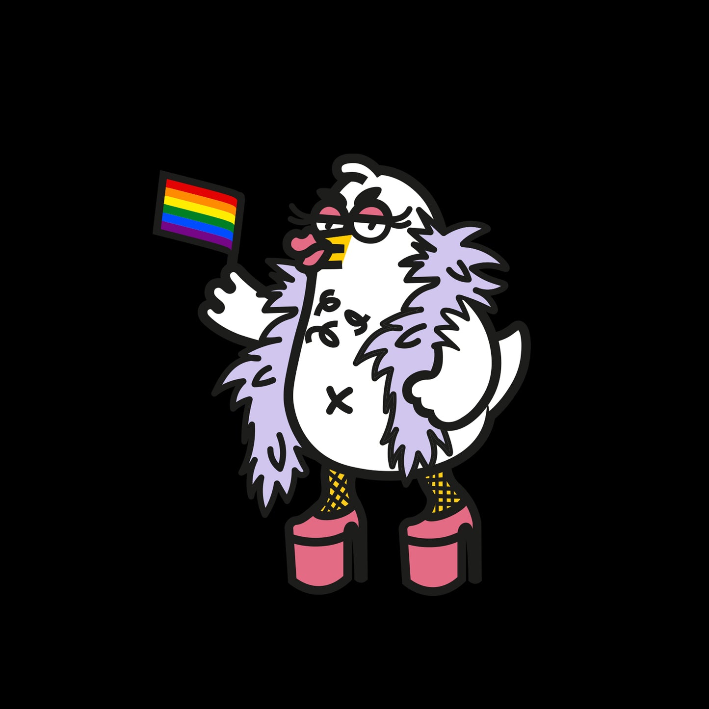 LGBTQ+ T-Shirt schwarz